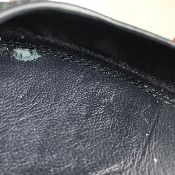 Tory Burch | Lowell 2 Leather Flat in Navy - Picture 6 of 7